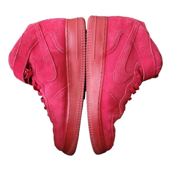 Nike Air Force 1 Mid '07 Red October 315123-609 Men SZ 12 Shoes - Picture 3 of 6